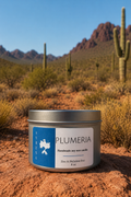 PLUMERIA HANDMADE SOY WAX CANDLE